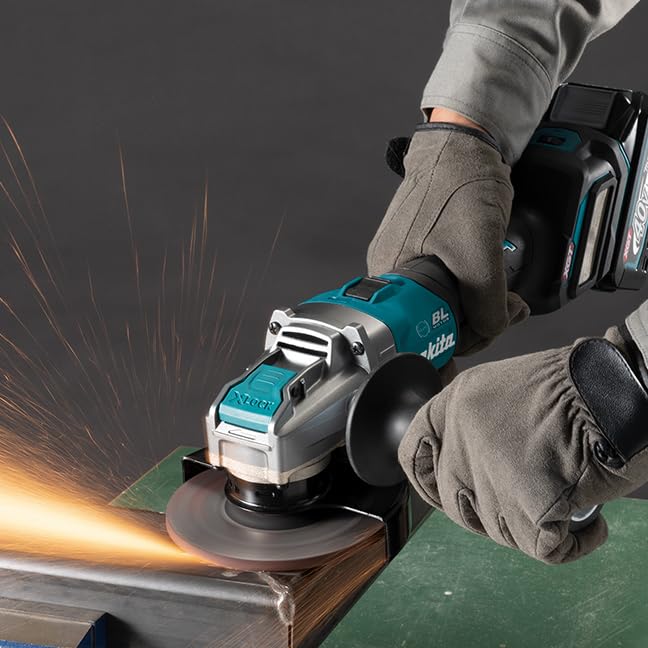 Makita GA041GZ - Amoladora angular sin escobillas de iones de litio XGT de 40 V, 125 mm, baterías y cargadores no incluidos