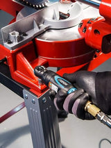 Hazet mini destornillador de carraca 9020P-2, diseño corto, 250 rpm, baja vibración, accionamiento cuadrado de 6,3 mm (1/4 pulgada), para reapriete manual con pares 60 Nm