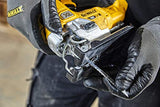 DEWALT Sierra de Calar XR 18V Sin Escobillas, 0-3200 cpm, Corte Bisel 45°, Profundidad en Madera 135mm, Metal 25mm, Acero 10mm, Incluye Maletín TSTAK II - DCS334NT-XJ