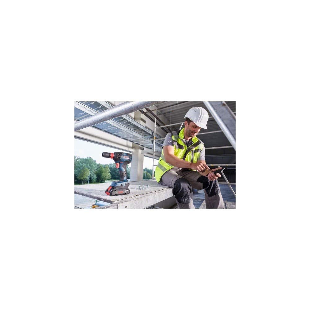 Bosch Professional GDX 18V–200 C - Llave de impacto a batería (18V, 200 Nm, módulo Connectivity, 2 baterías x 5.0 Ah, en L-BOXX)