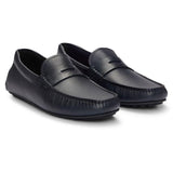 BOSS Noel_MOCC_prlt, Mocasín Hombre, Dark Blue, 40 EU