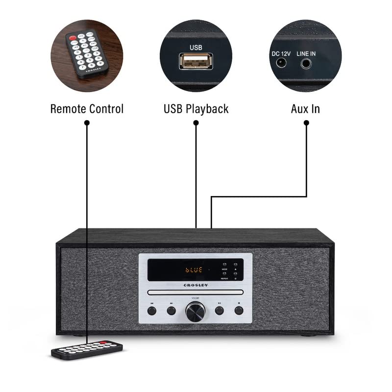 Crosley Finn Radio Reproductor de CD