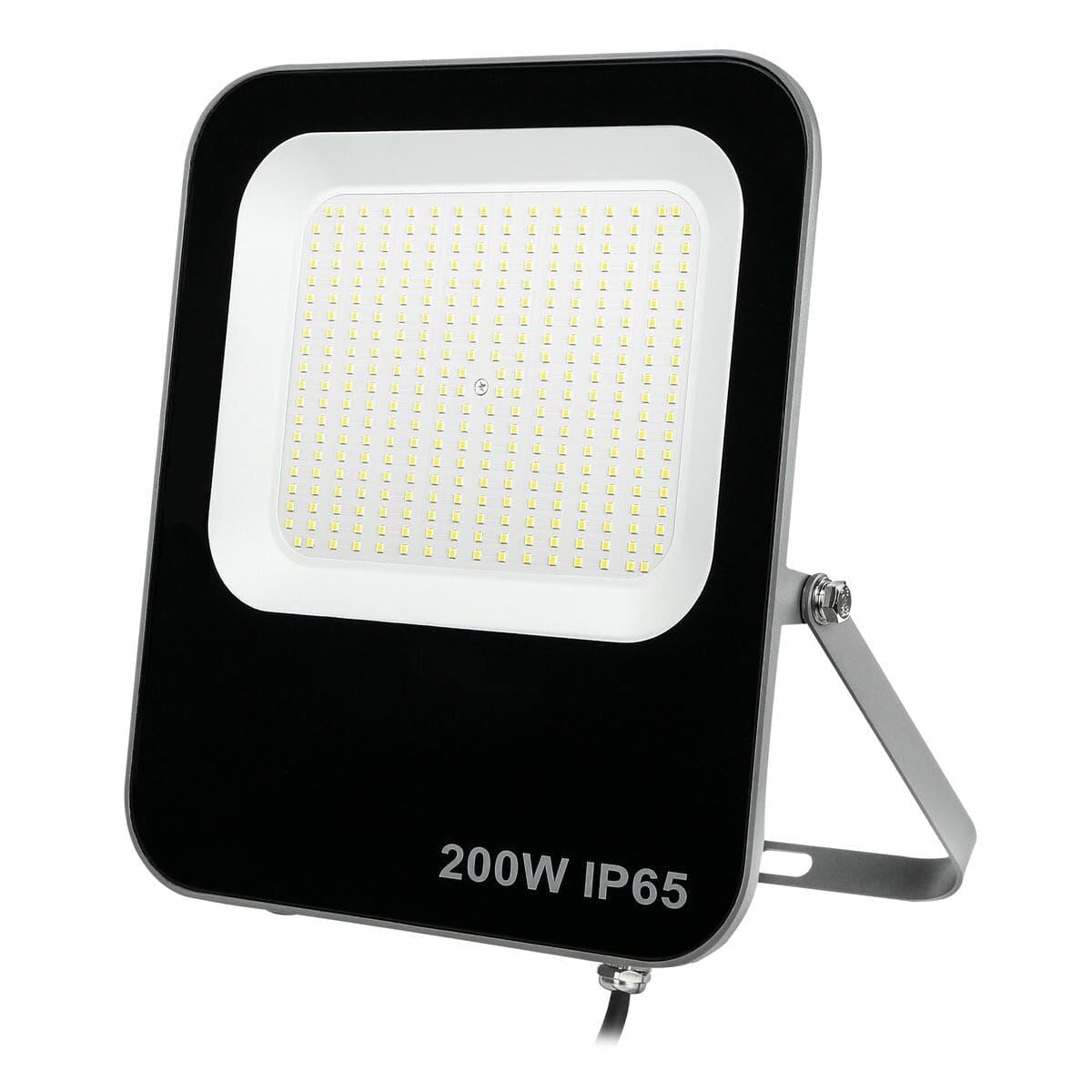 Proyector LED 200W, luz fría, ideal para presentaciones, cine en casa y eventos, con alta resolución y bajo consumo energético.