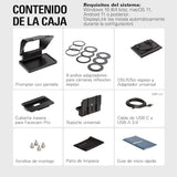 Elgato Prompter – Teleprompter con pantalla incorporada, YouTube, Twitch, Zoom, Teams y más, compatible con DSLR, Webcam, Smartphone, segundo monitor, funciona con Mac, PC & Stream Deck