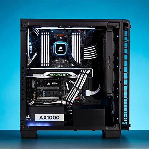 Corsair - Kit Pro (Cables de alimentación interna, Male connector/Male connector, Derecho, Derecho) Blanco