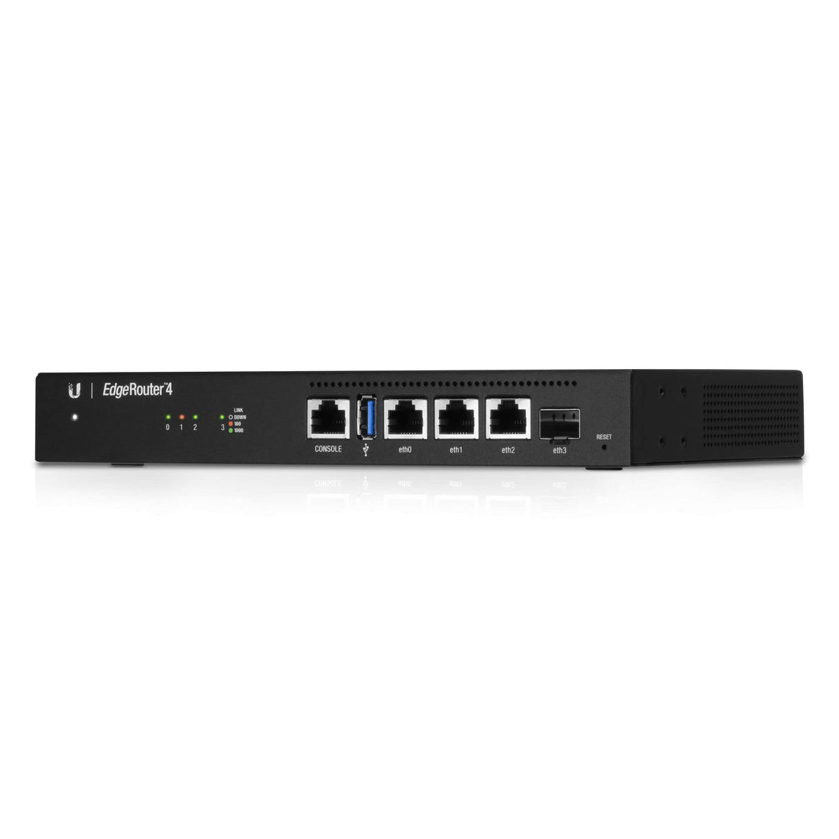 Ubiquiti Networks EdgeRouter 4 - Router (Gigabit Ethernet, 10/100/1000Base-T(X), 10,100,1000 Mbit/s, 4000 Mpps, 3.0 (3.1 Gen 1), UNMS, CLI, SNMP, NetFlow, LLDP, NTP), Negro
