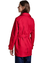 STREET ONE A101213 Gabardina, Rojo Fuerte, 40 Mujeres