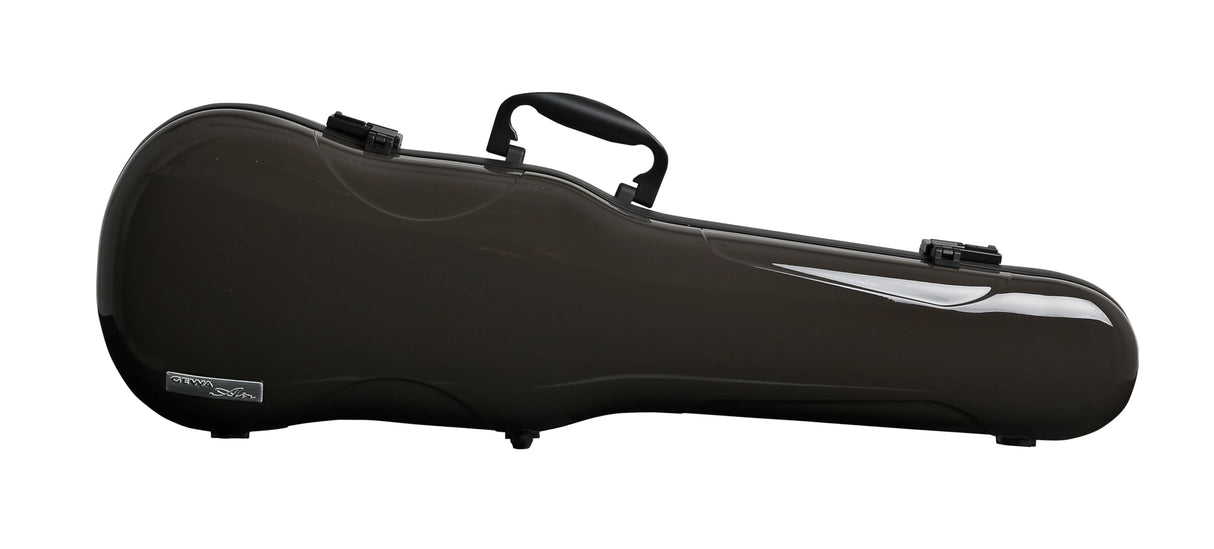 GEWA AIR 1.7 Estuche violín con forma marrón brillante, Made in Germany, alta resistencia a la rotura