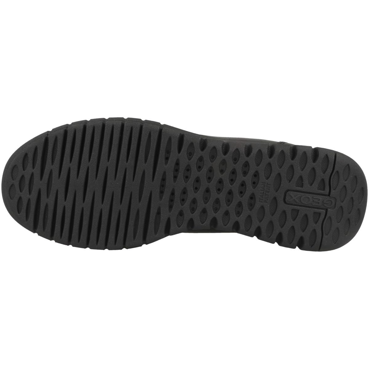 Geox D Flextride Plus A, Zapatillas Mujer, Negro, 38 EU