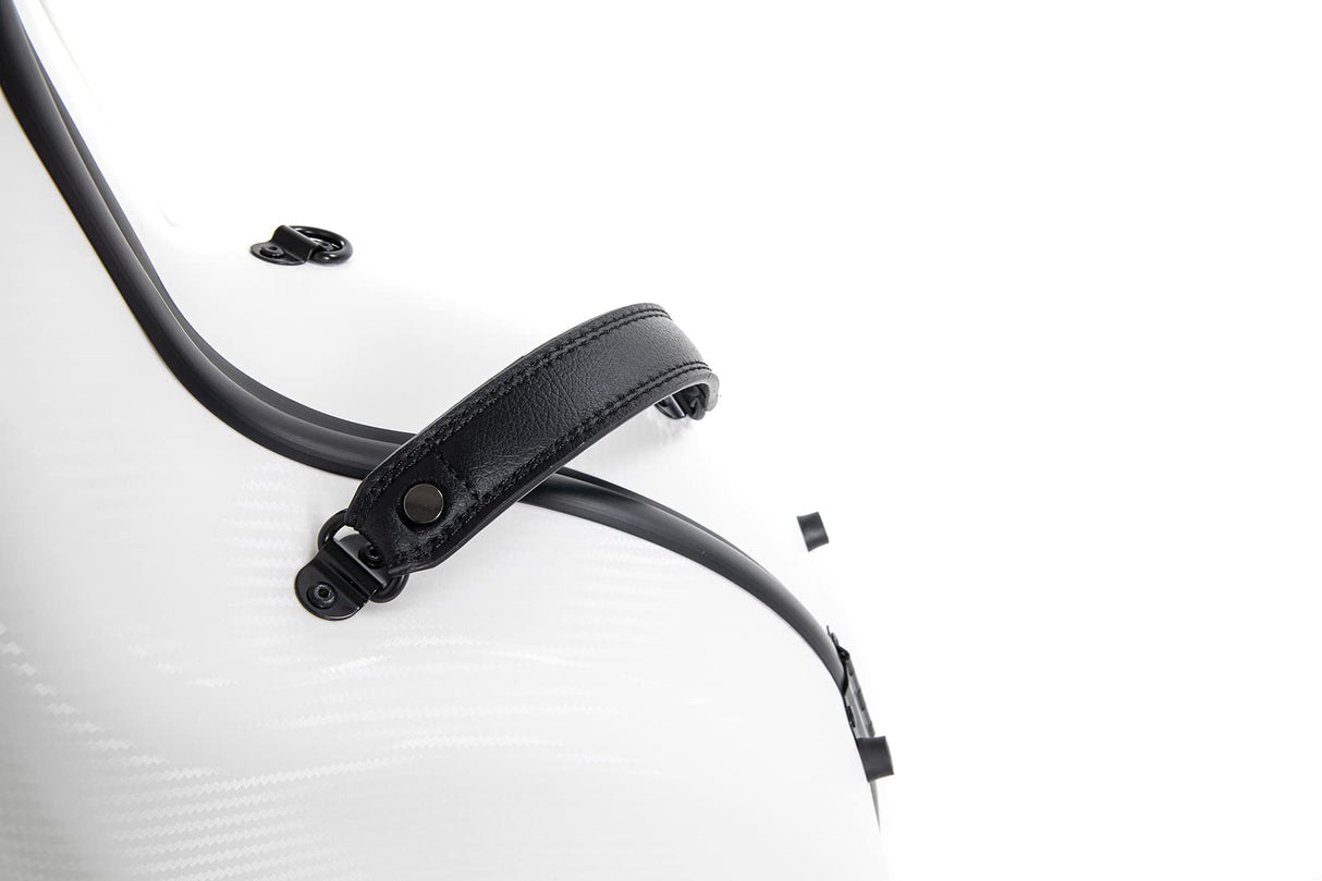 Gewa PS353128 Estuche Cello Policarbonato 4.6, 4/4 Blanco Rolly