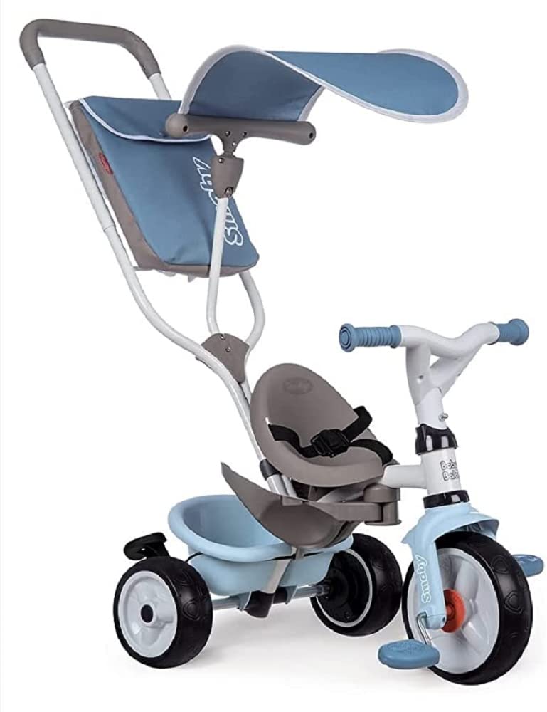 Smoby- Triciclo Baby Balade Azul (741400)