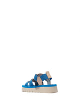 Fly London SAMB245FLY, Sandalias Mujer, Natural/AZURRE/AZURRE, 42 EU