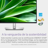 Dell P2425H 24" Full HD (1920x1080) Monitor, 100Hz, IPS, 5ms, 99% sRGB, USB-C, DisplayPort, HDMI, VGA, 4X USB, Negro