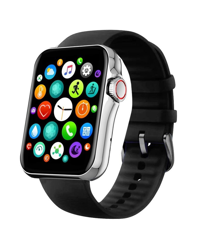 SMARTY 2.0 SW028N11 - Reloj Inteligente de Pulsera de Silicona, crono, Fotos, frecuencia cardíaca, presión sanguínea, trazado del Curso