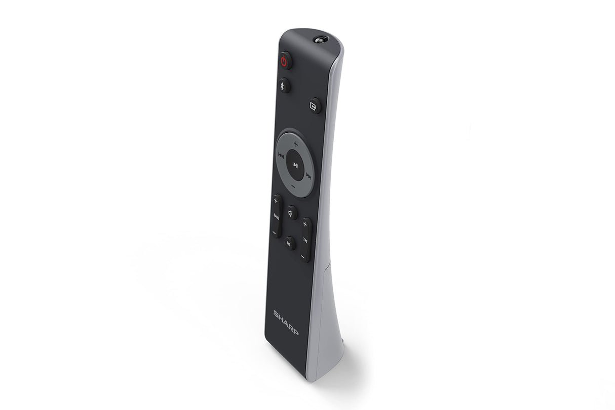 Sharp HT-SBW182 Soundbar 2.1 Slim con Subwoofer inalámbrico, Bluetooth con HDMI ARC/CEC, 160W, Audio óptico Digital, AUX, Negro, 74 cm