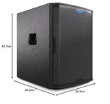 ALTO TS18S Subwoofer 2500W 18 Pulgadas Altavoz Autoamplificado, 6 Modos DSP, Fácil Configuración, 137dB, Bobina de Voz 3 Pulgadas, Graves de Superior Calidad