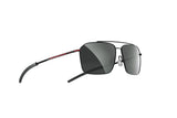 bollé - Flow, Black Red Matte, Volt+ Gun Cat 3, Large, Sunglasses, Unisex, Adult