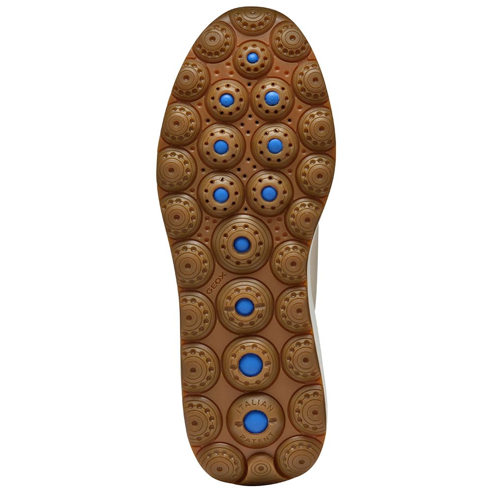 Geox D SPHERICA EC13 A, Zapatillas Mujer, Papyrus, 37 EU