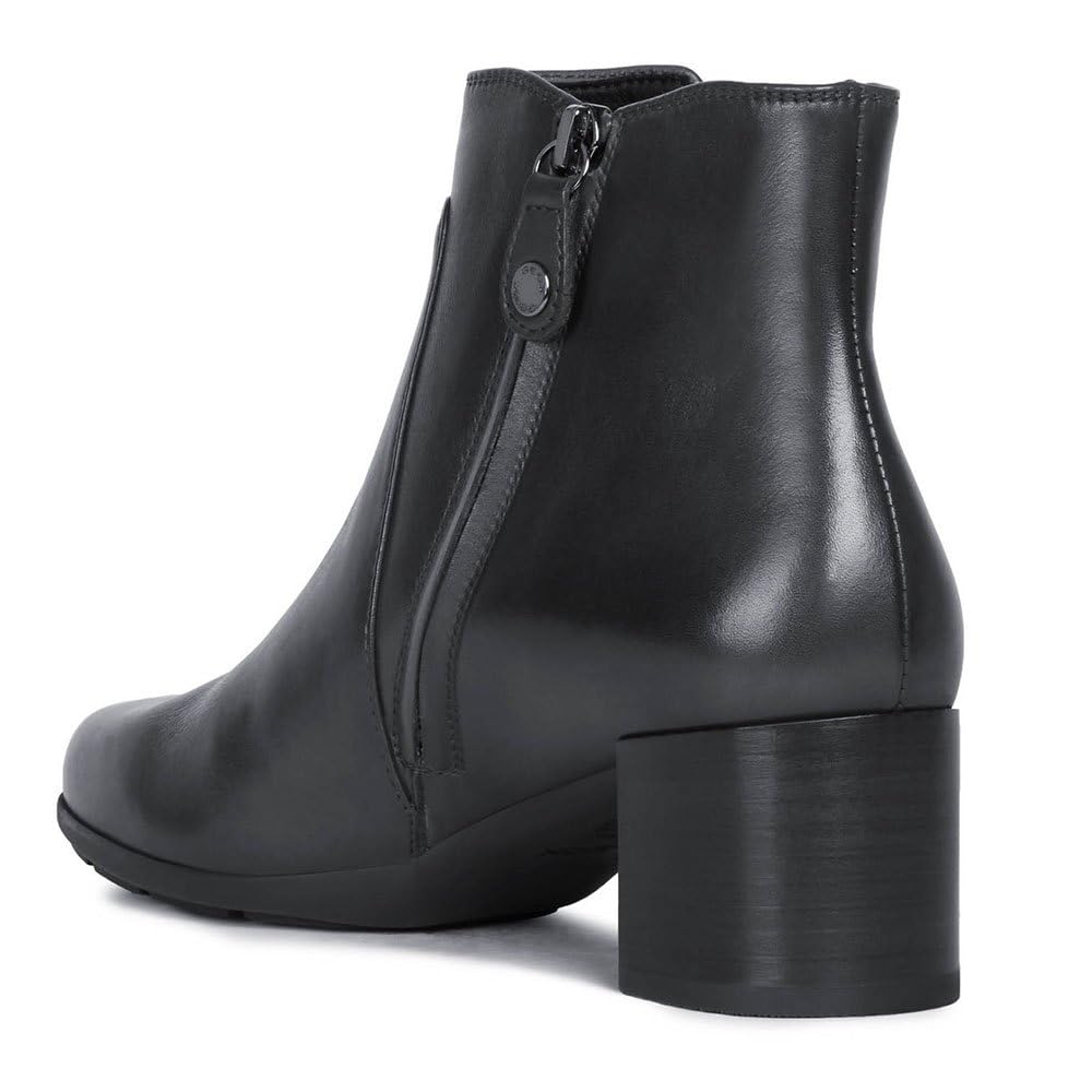 Geox D New Annya Mid B, Botines para Mujer, Negro (Black), 36 EU
