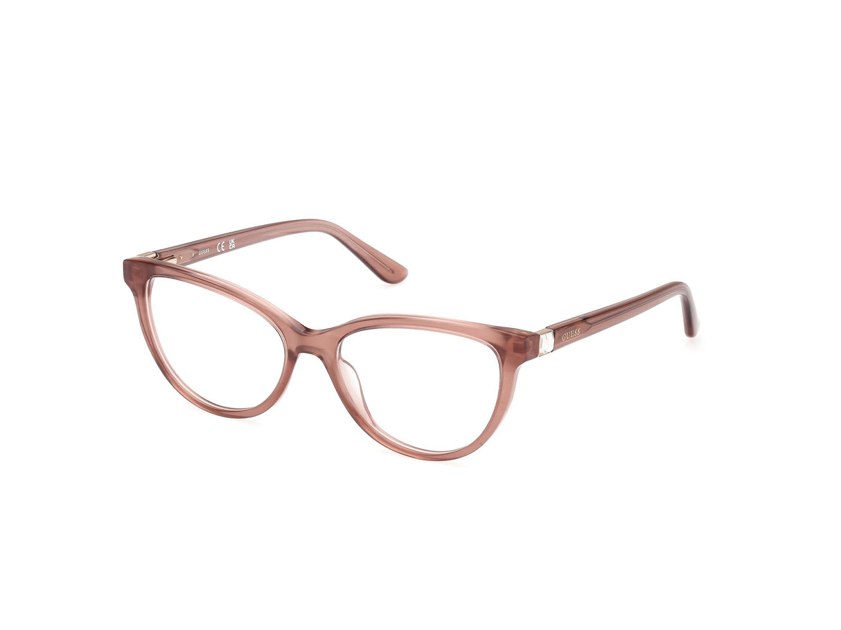 GUESS Gu50195 Marcos para Gafas recetadas, 059 Violet/Horn, 53/16/140 para Mujer
