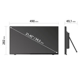 Atlantis A05-T22A-VHDM Monitor Táctil 22 Pulgadas, Pantalla 10 Teclas, Full HD 1920x1080, HDMI VGA DP, Inclinación 15°-50°, Cristal de Protección 7H, Contraste 1000:1, Ángulo 178/178, Vesa 100