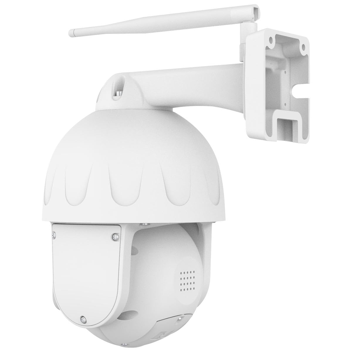 Foscam SD8P WLAN ?berwachungskamera Wei? 8MP (3840x2160), Dualband-WLAN, Schwenk- und Neigefunktion, 4x optischer Zoom (SD8P-W)