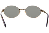 SAINT LAURENT SL 692 Gafas, Gold-Gold-Green, 55 para Mujer