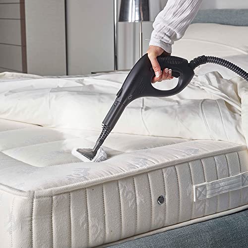 Polti Vaporetto Smart 30 R, Limpiador a Vapor con Caldera a Presión hasta 3 Bar, Tapón Seguridad, Potencia 1800 W, Capacidad 1,6 L, Compartimento Accesorios Integrado, 12 Accesorios, Rojo y Blanco