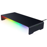 Razer Monitor Stand Chroma - Soporte de Monitor de Aluminio con concentrador USB-C de 4 vías con Chroma RGB (50cm x 21cm x 7,85cm, construcción Robusta, Capacidad de Carga de 20 kg) Negro