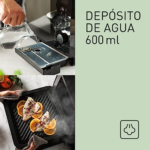 Panasonic NN-DS59NMETG Microondas Combi 4 en 1, Horno Grill, Superficie Plana, 27 Litros, 1000 W, Cocción En Dos Niveles, Sensor Genius, 32 Programas, Bandeja Para Grill, Limpieza Fácil, Negro