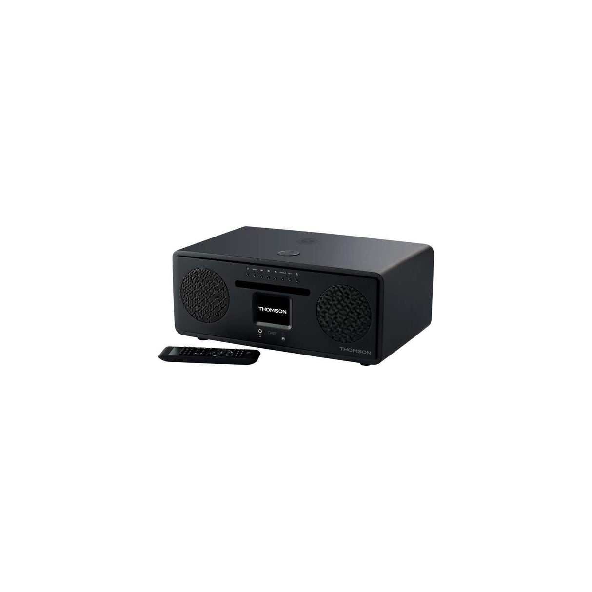 Thomson MIC500IWF - Microcadena (Wifi, Ethernet Bluetooth, cargador de inducción, reproductor USB, radio) negro