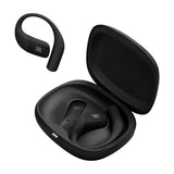 JBL Endurance Zone Auriculares Deportivos inalámbricos Abiertos True Wireless, diseño ergonómico de Gancho, OpenSound, 32 h de autonomía, Resistencia IP68, Google Finder, Negro/Gris