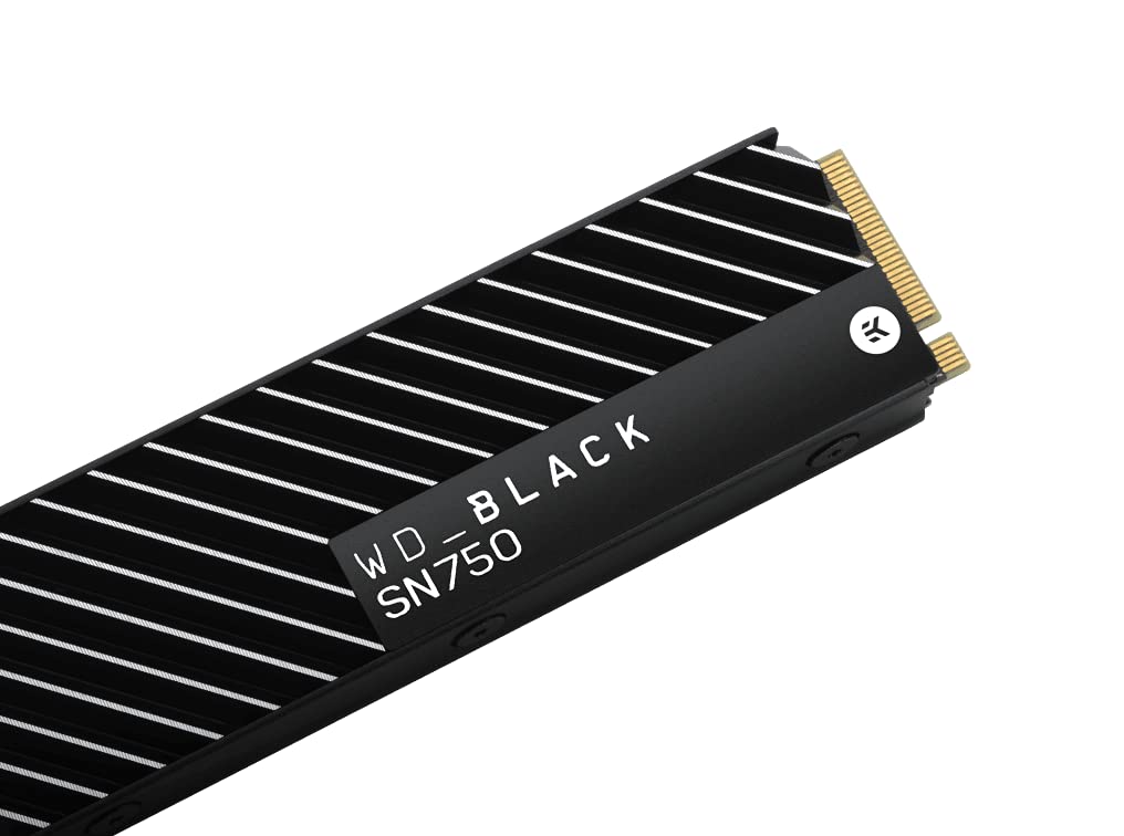 WD_BLACK SN750 1 TB - SSD interno NVMe con disipador térmico para gaming de alto rendimiento