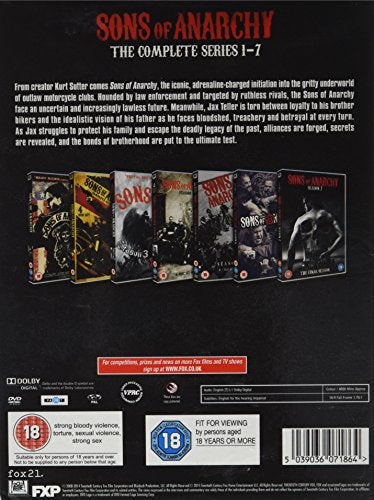 Sons Of Anarchy Seasons 1-7 DVD [Internacional]