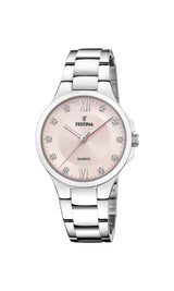 Reloj FESTINA para Mujer F20582/2 Mademoiselle Caja de Acero Inoxidable 316l Gris Plata Correa de Acero Inoxidable 316l Gris Plata