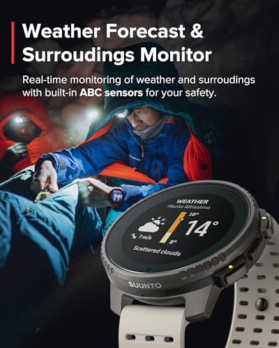 SUUNTO Vertical Reloj Deportivo - Smartwatch GPS, GPS de Doble Frecuencia, Mapas sin Conexión Gratuitos, Autonomía de hasta 50 Días, Carcasa Resistente Militarmente, Resistente al Agua hasta 100m