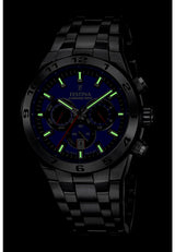 Festina Reloj Hombre F20670/3 Chrono Bike Caja de Acero Inoxidable 316l Plateado Correa de Acero Inoxidable 316l Plateado
