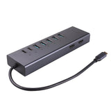 Lindy 43373 DST-Mini Duo, Mini Docking Station para portátiles USB-C 2X 4K HDMI