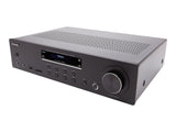 Aiwa AMU-120BTBK: Amplificador, Receptor AV, con Bluetooth 5.0, 120W, Puerto USB, Lector Tarjeta SD. Color: Negro