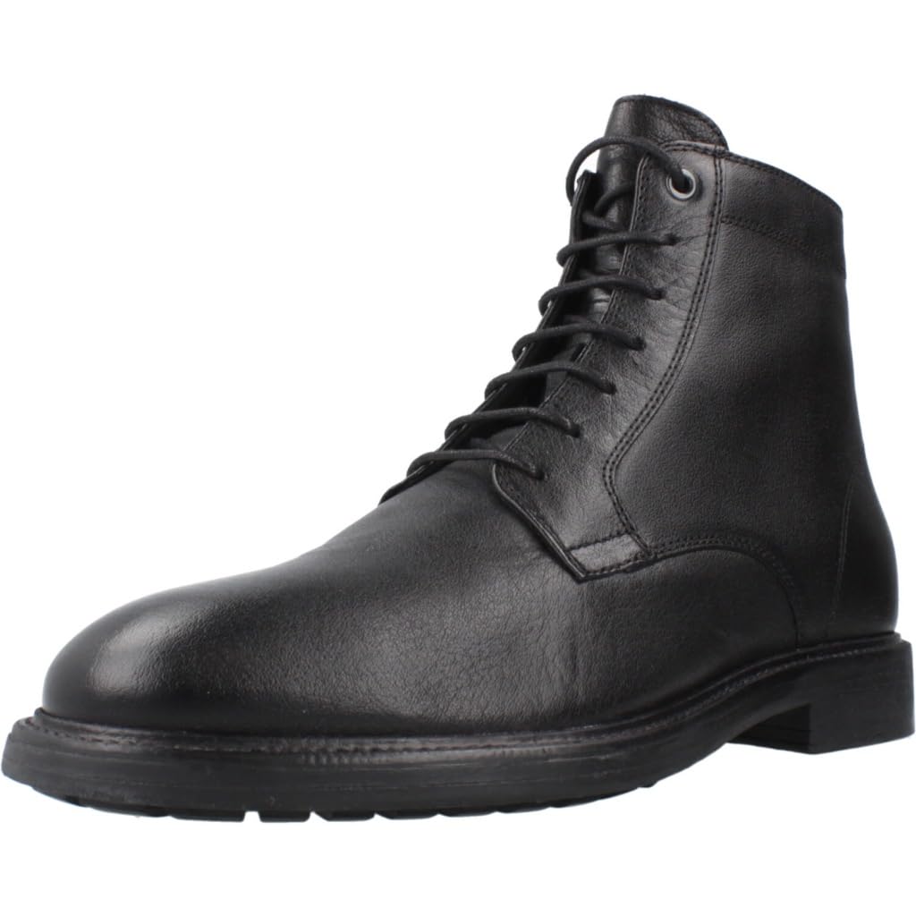 Geox U Tiberio D, Bota de Tobillo Hombre, Black, 41 EU