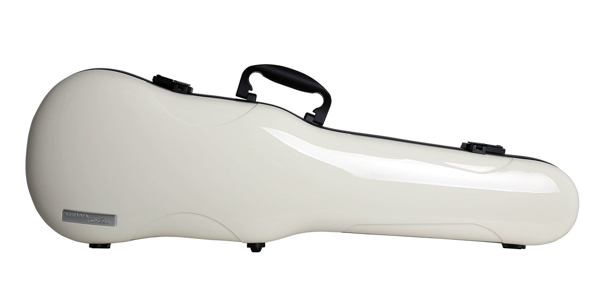 GEWA AIR 1.7 Estuche violín con forma beige brillante, Made in Germany, alta resistencia a la rotura