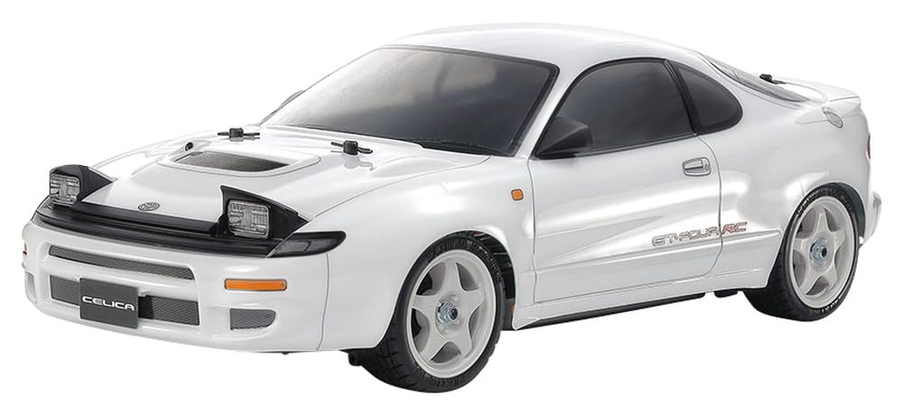 TAMIYA 58730 1:10 RC Toyo. Celica GT-Four TT-02 ST185 - Coche teledirigido, vehículo RC, construcción de maquetas, Kit para Montar, aficiones, Manualidades, Modelo RC, Kit de Montaje