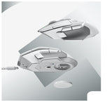 Logitech G G502 X LIGHTSPEED Ratón inalámbrico para Gaming - Ratón óptico con interruptores óptico-mecánicos híbridos LIGHTFORCE, sensor HERO 25K, compatible con PC - macOS/Windows - Blanco