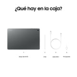 Samsung Galaxy Tab S10 FE+ 256GB, Tablet Android + S Pen, Galaxy AI, 8GB RAM, Pantalla de 13,1", Batería de Larga Duración, Gris, Garantía del Fabricante 3 Años + 1 Año Extra