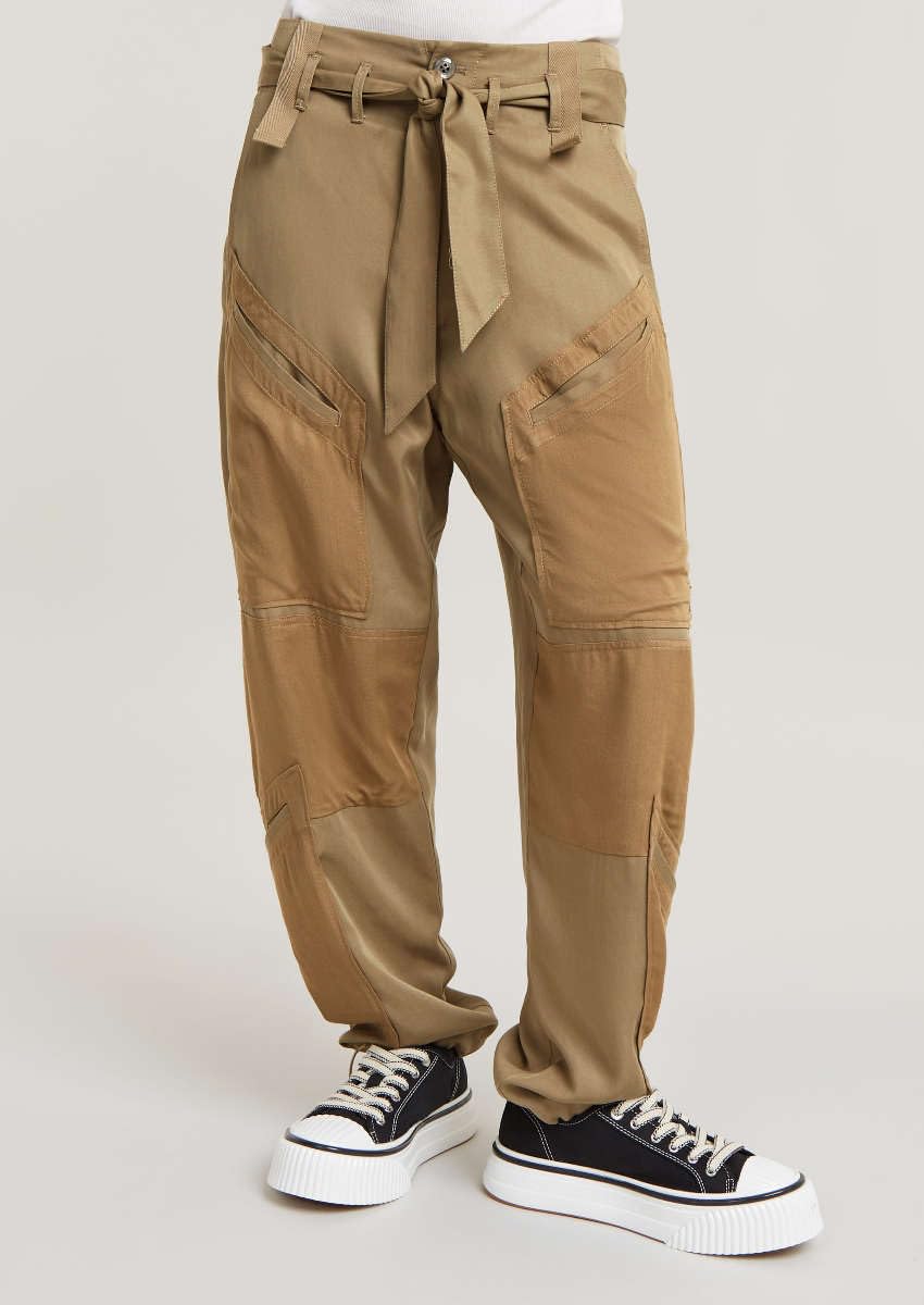 G-STAR Para Mujer Pantalones Tone On Tone Cargo, Marrón (Coriander D24608-D521-G290), 28