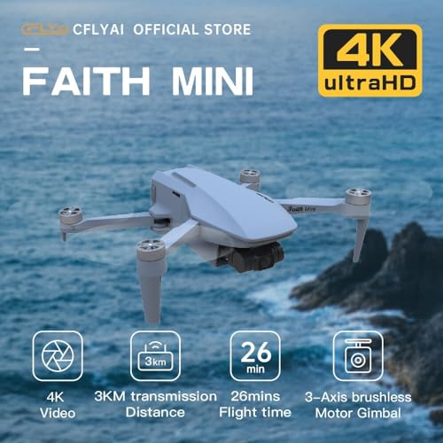LUXWALLET Valkyrie Pro – 5 Ghz WiFi GPS Drone - 4K Camera Drone – 3 Assige Gimbal Drone – Geen Vliegbewijs – Return To Home – Borstelloze Motor – Grijs