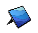 Logitech Combo Touch Tastatur-Case para iPad Pro 11 Pulgadas (1, 2. y 3. generación) Deutsches QWERTZ-Layout - Gris