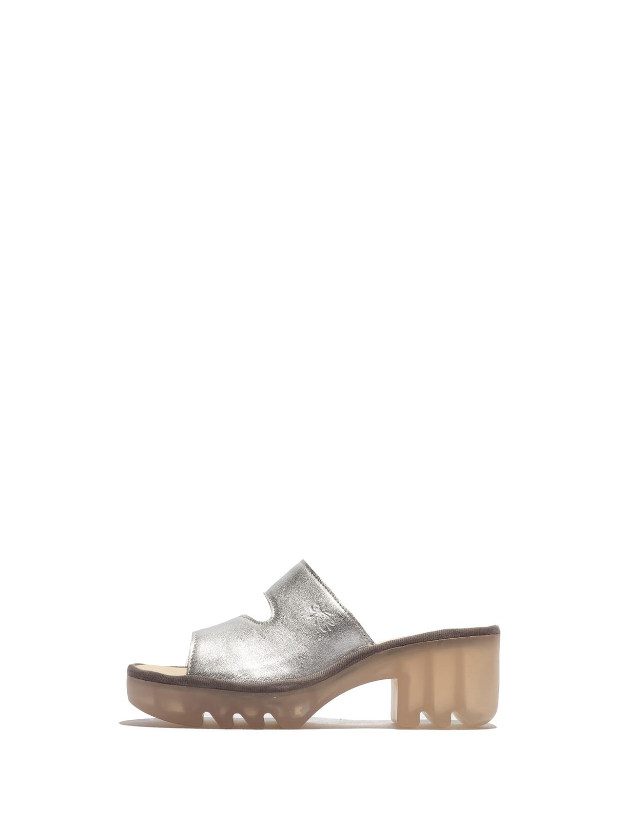 Fly London TECH493FLY, Sandalias Mujer, Silver, 39 EU