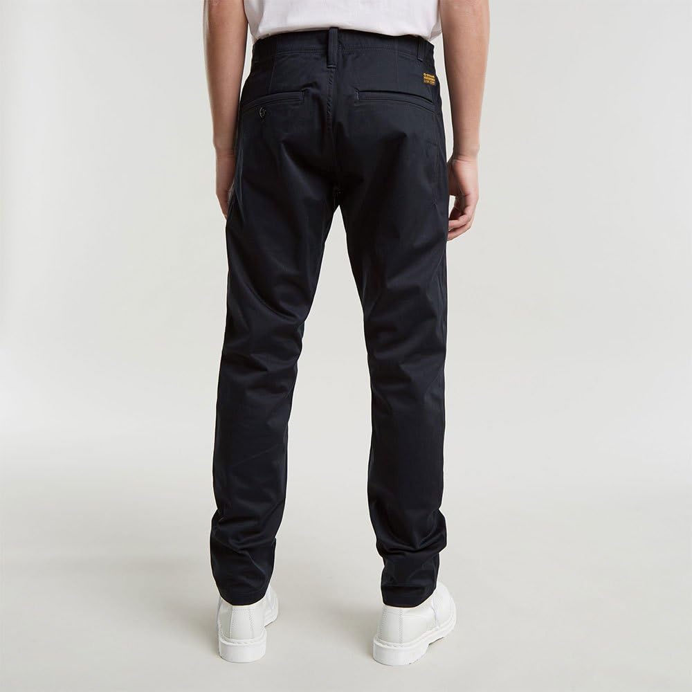G-STAR Para Hombre Pantalones Mosa Straight Chino, Azul (Salute D25547-5126-C742), 36W / 32L