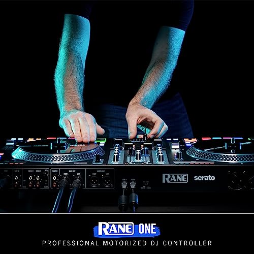 RANE ONE - Controlador DJ Profesional con Platos Motorizados de 7.2” para Serato, Mesa de Mezclas con Serato DJ Pro incluido, Efectos y 8 Pads
